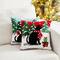 Glitzhome® Hooked Christmas Dog & Cat Throw Pillow Set